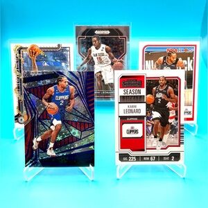 🔥Kawhi Leonard Lot! 🔥Revolution Winter Holo + Season Ticket + Topps Holiday!